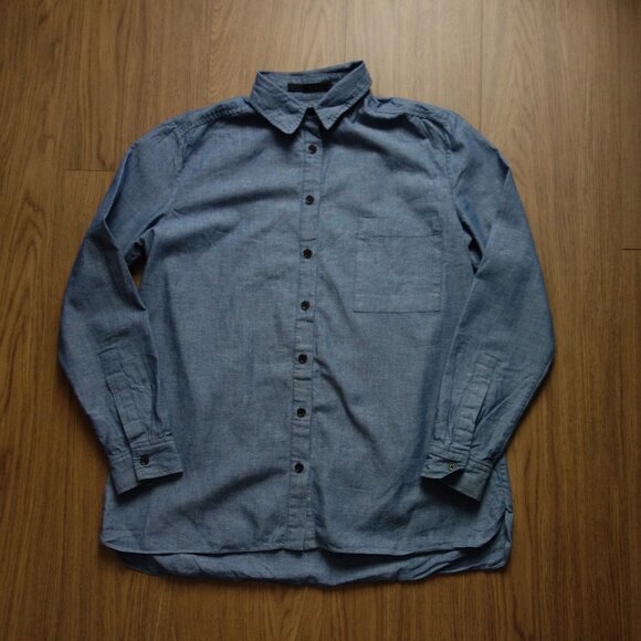 Jenni Kayne Chambray Button up Top SZ XS - Picture 8 of 10